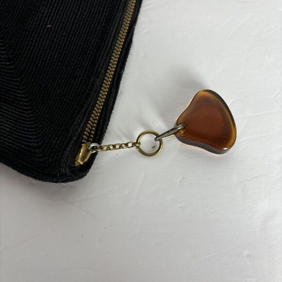 Genuine Corde' by Luxor Handbag Purse Triangular Black Handle Strap - Picture 11 of 16